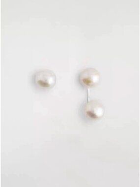 NWT COS Asymmetric Freshwater Pearl Earrings